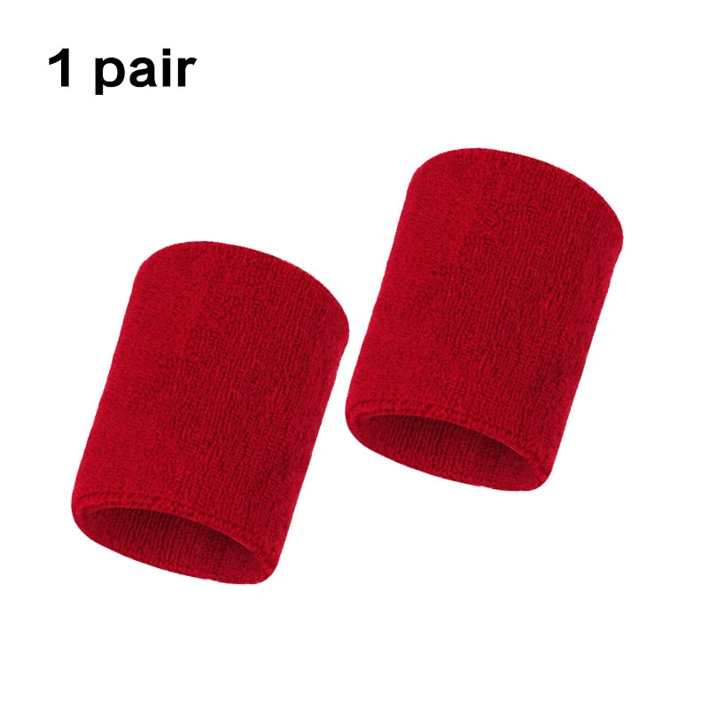 Poignets éponge élastiques absorbants – plusieurs coloris