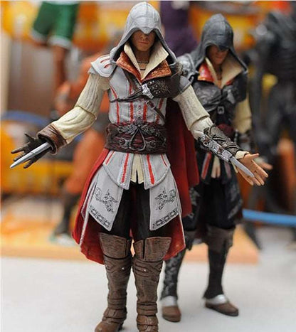 Assassin workshopAssassin workshopFigurine articuler d'Altair, Ezio, Connor ,Haytham et Edward, PVC, 15c