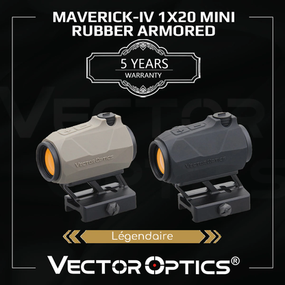 Red dot sight Maverick-IV 1x20 "rubber armored" - Vector Optics