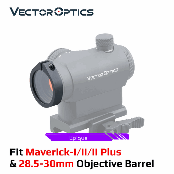 Protection de lentille Vector Optics 28,5–30 mm pour viseur Maverick
