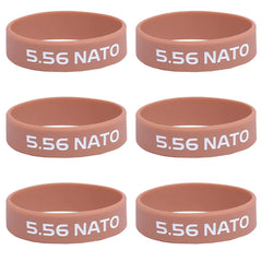 Anneaux marquage chargeurs Airsoft – 5.56 Tan variante 2 lot de 6