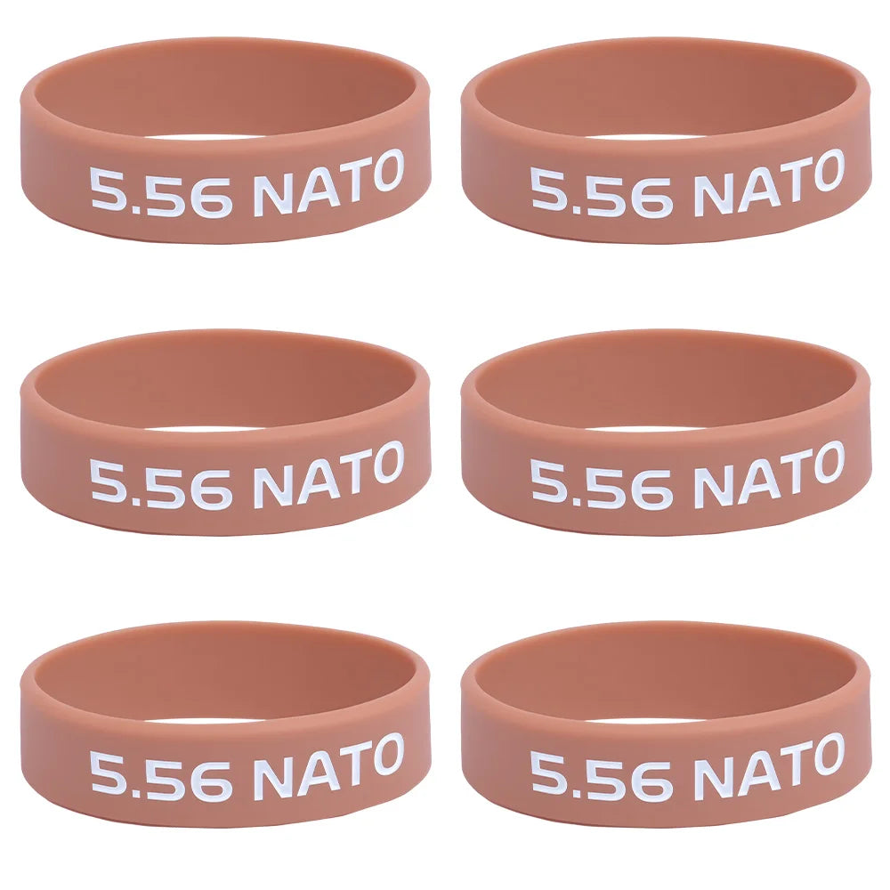 Anneaux marquage chargeurs Airsoft – 5.56 Tan variante 2 lot de 6