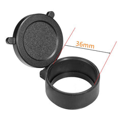 Couvre-objectif rabattable pour lunette, diamètre 25 à 69 mm