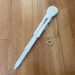 Accessoire de manche PVC factice pour cosplay – mécanisme coulissant