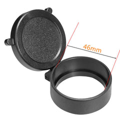 Couvre-objectif rabattable pour lunette, diamètre 25 à 69 mm