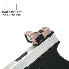 Viseur reflex 1× avec monture type Glock – Point rouge ou vert