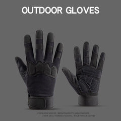 Gants tactiques Airsoft en microfibre et polyester – M à XL
