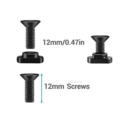 10 pcs M-LOK - vis et écrou de remplacement