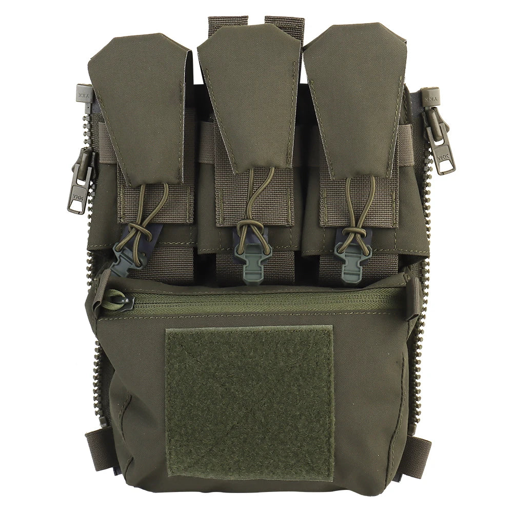 Panneau arrière zippé pour plate carrier FCPC – poche utilitaire