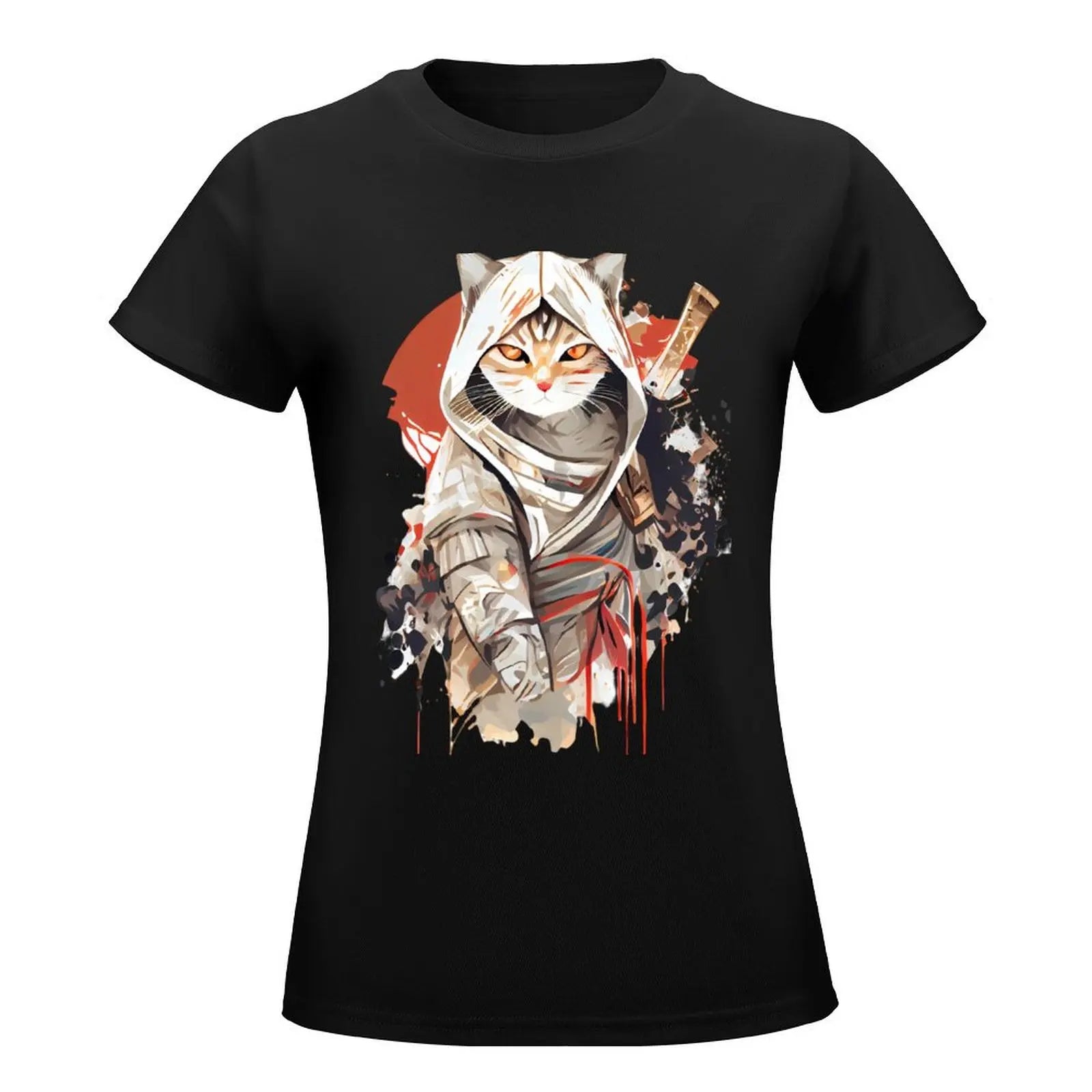 T-shirt chat femme – Assassin’s Creed Shadows