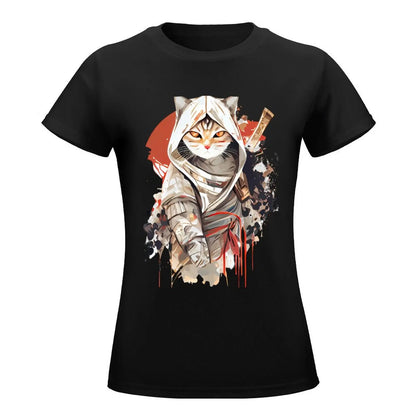 T-shirt Chat - Assassins Creed Shadow pour Femme