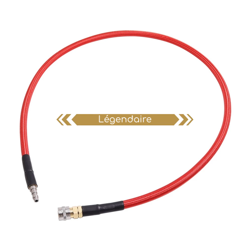 Ligne HPA Macroflex haut débit US nylon tressé Rouge type "US"