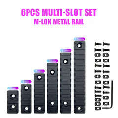 Kit rails Airsoft – 6 rails M-LOK