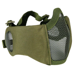 Masque grillagé demi-visage Airsoft – Vert