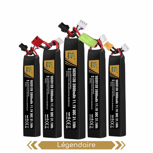 Batterie lipo, 11.1V, 30C, 2800mAh, 5020120, 31.1W