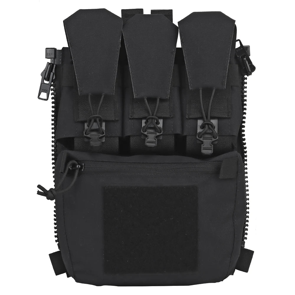 Panneau arrière zippé pour plate carrier FCPC – poche utilitaire