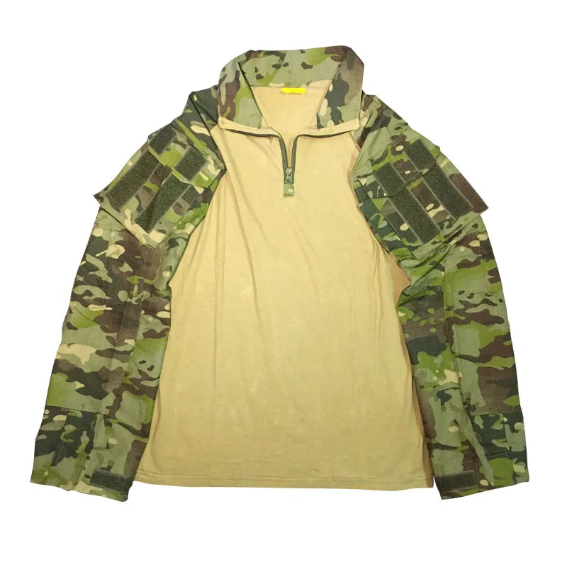 Tenue tactique camouflage – chemise et pantalon selon variante