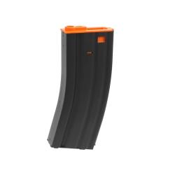 Chargeur AEG S&T M4 métal 300 billes noir / orange — ST44866