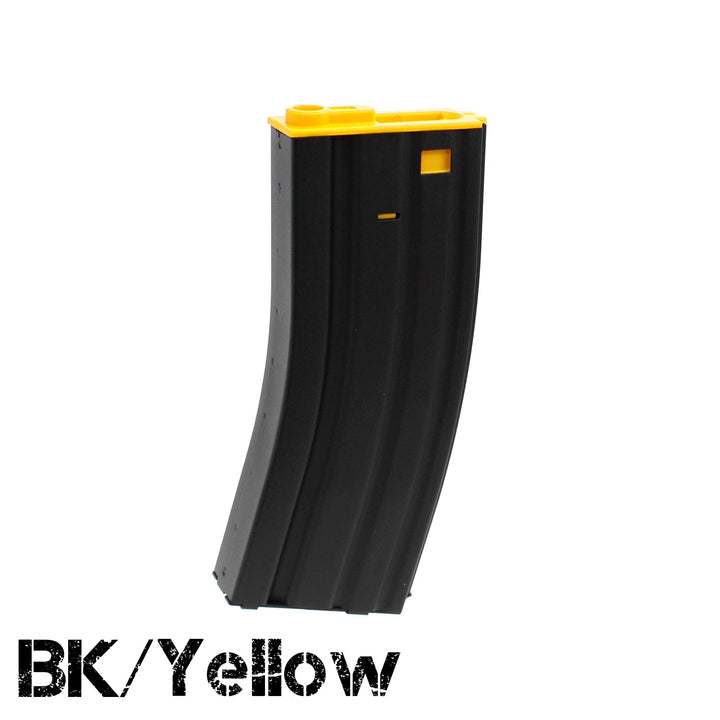 Chargeur AEG S&T M4 métal 300 billes noir / jaune — ST44867