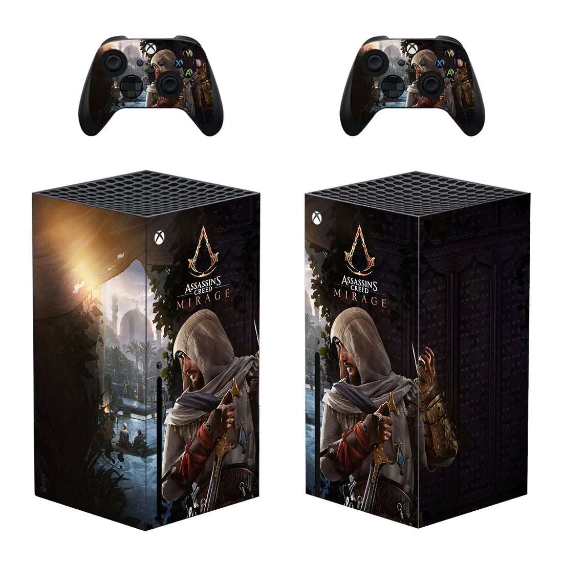 Autocollant Assassin's Creed Mirage - pour Xbox Series X et 2 contrôleurs - Vinyl