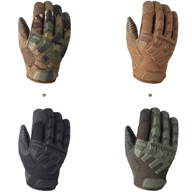 Gants tactiques à renforts en caoutchouc – S à XL