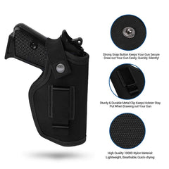 Holster universel ambidextre avec clip de ceinture
