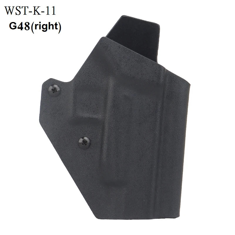 Holster rigide droitier à dégagement rapide – Références K-01 à K-14