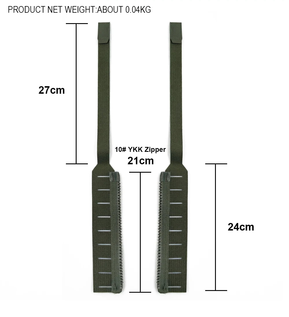 Adaptateur zippé MOLLE pour panneau arrière – KOLINLOV