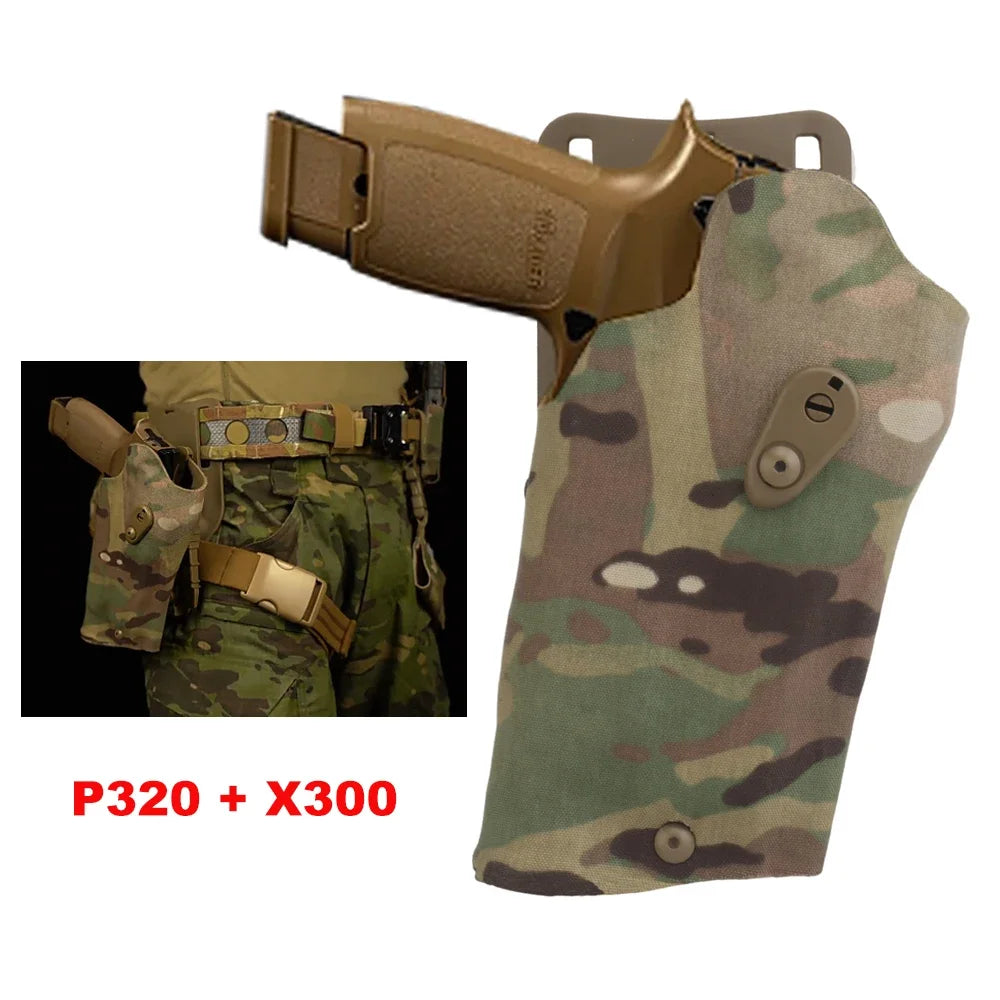 Holster tactique pour SIG Sauer P320 avec lampe type X300