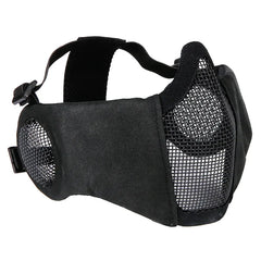 Masque grillagé demi-visage Airsoft – Noir