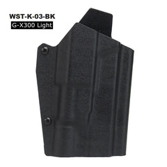 Holster rigide droitier à dégagement rapide – Références K-01 à K-14