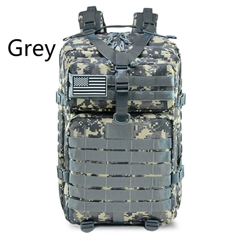 Sac à dos tactique nylon 30 / 50 L – plusieurs coloris