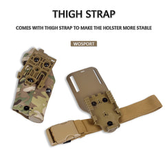 Holster Airsoft type Glock 17 / 19 pour lampe X300 / X300U – plateforme QLS
