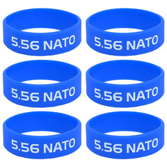 Anneaux marquage chargeurs Airsoft – 5.56 Bleu lot de 6