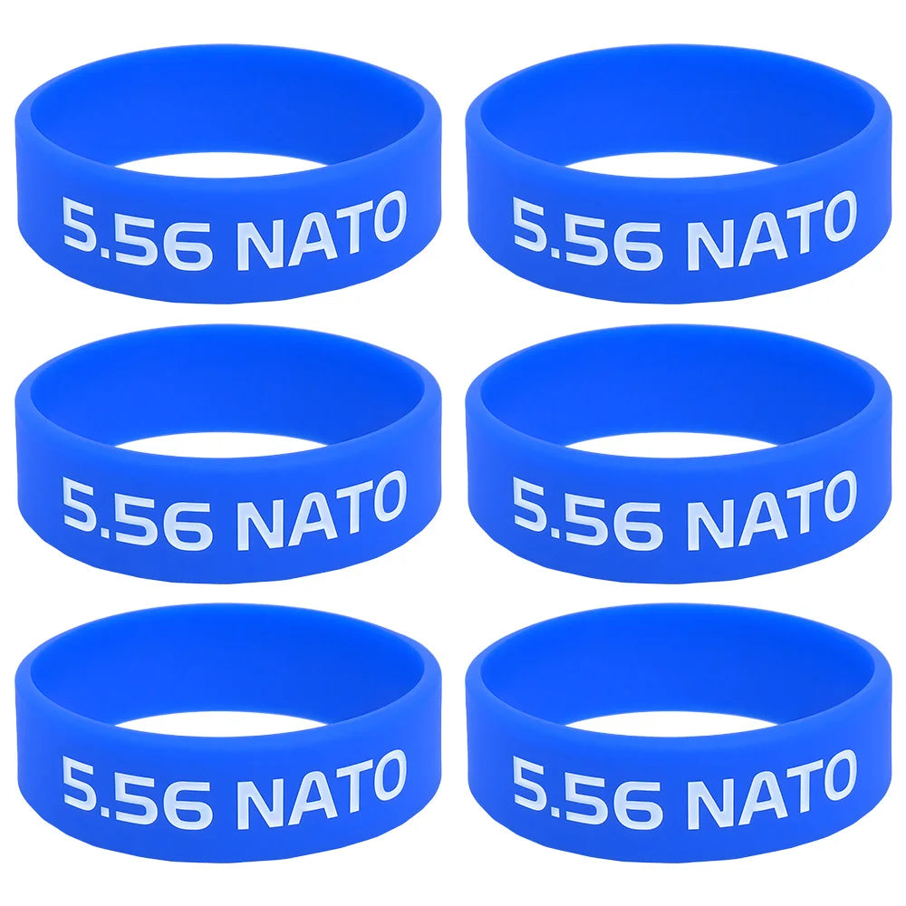 Anneaux marquage chargeurs Airsoft – 5.56 Bleu lot de 6