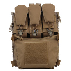 Panneau arrière zippé pour plate carrier FCPC – poche utilitaire