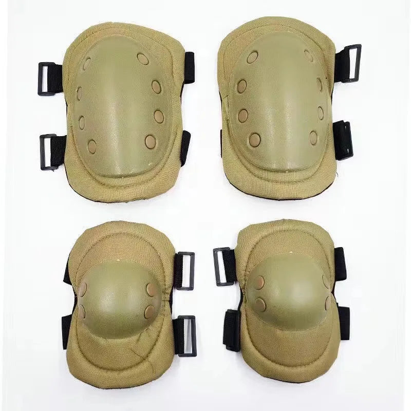 Genouillères et coudières Airsoft en EVA et TPU – Types A à H