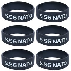 Anneaux marquage chargeurs Airsoft – 5.56 Noir lot de 6