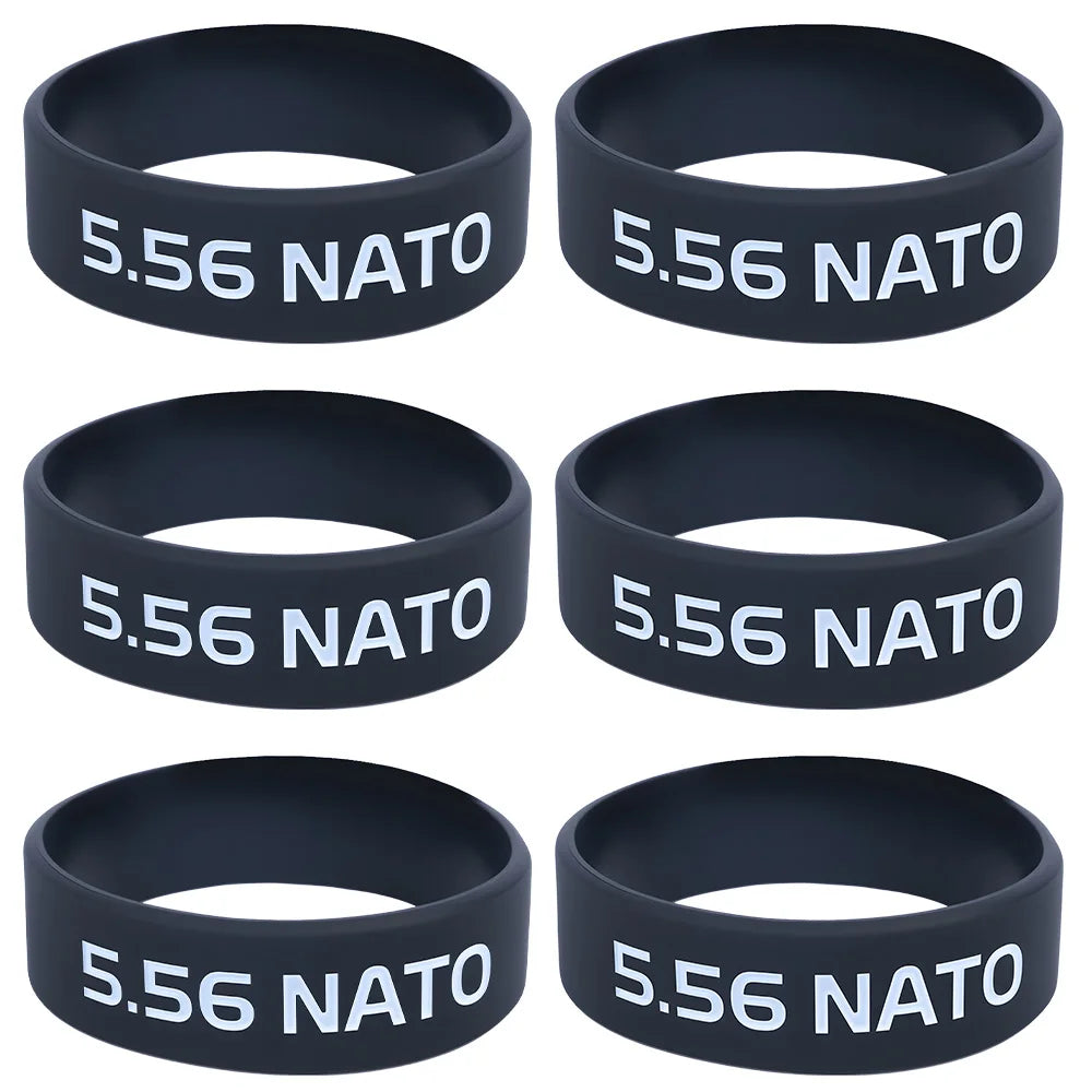 Anneaux marquage chargeurs Airsoft – 5.56 Noir lot de 6