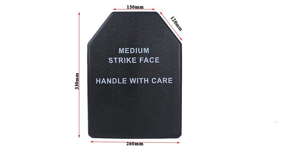 Plaque factice non balistique taille M pour gilet tactique