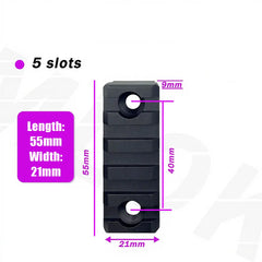 Rail Picatinny Airsoft – 5 slots
