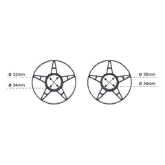 Roue latérale Vector Optics 100 mm pour tourelles 32 / 34 mm