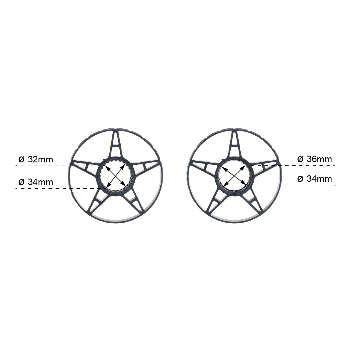 Roue latérale Vector Optics 100 mm pour tourelles 32 / 34 mm