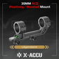Monture de lunette 30mm avec niveau de bulle d'air et indicateur de cosinus, X-ACCU - Vector Optics