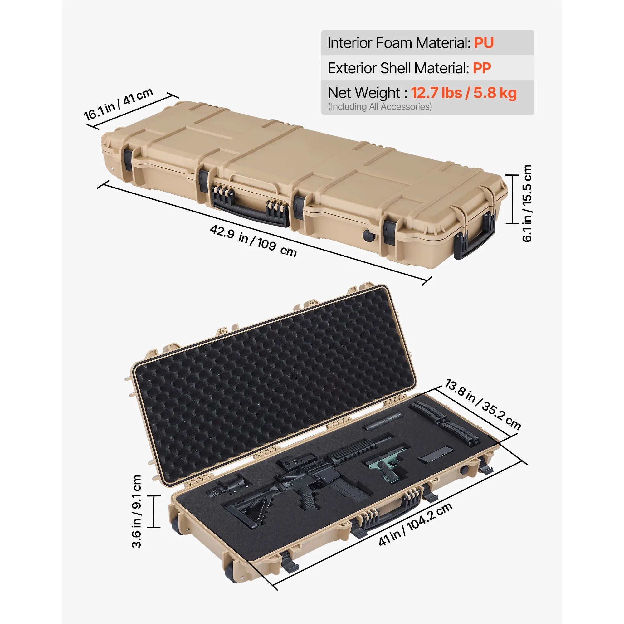 Mallette rigide étanche IP67 pour réplique Airsoft – SucceBuy – vue 38