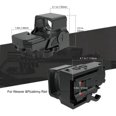 Viseur réflexe Omega à 8 réticules SCRD-04SI – Vector Optics