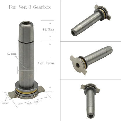 Kit haute vitesse 16:1, engrenage/Piston/Piston/cylindre/culasse/Guide de ressort/nozzle pour Gearbox V2 et V3