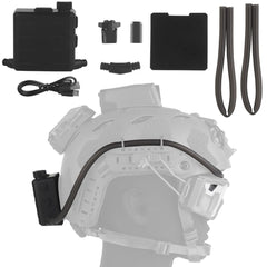 Kit anti-buée à ventilateur pour lunettes et masque Airsoft
