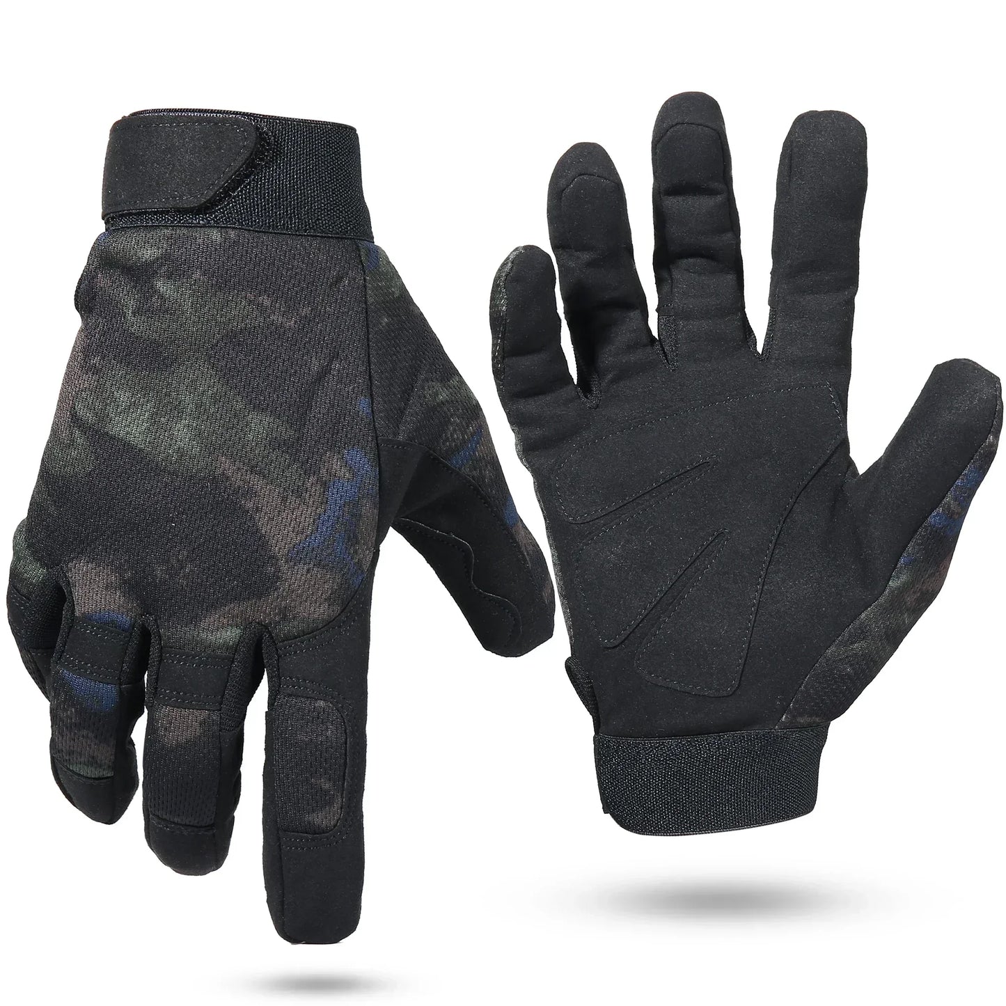 Gants tactiques à doigts complets, airsoft