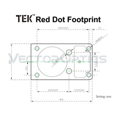 Viseur Frenzy 1×17×24 – Point rouge 3 MOA ou vert 5 MOA – Vector Optics